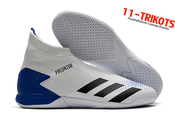 Adidas Fussballschuhe PREDATOR 20.3 Laceless IN Weiß