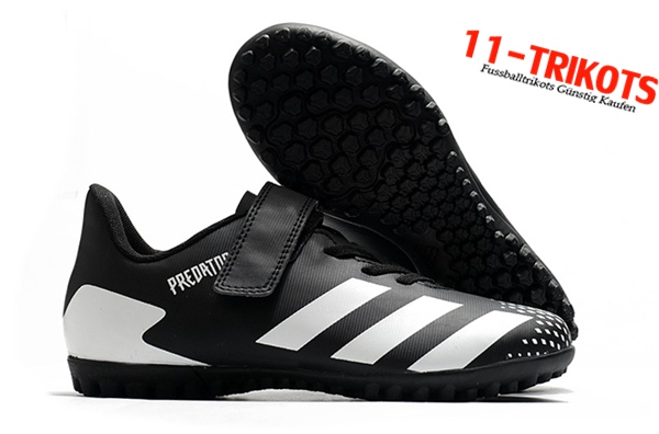 Adidas Fussballschuhe Predator 20.4 TF Schwarz/Weiß