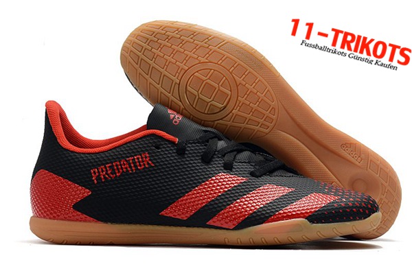 Adidas Fussballschuhe Predator 20.4 IN Sale Schwarz/Rot