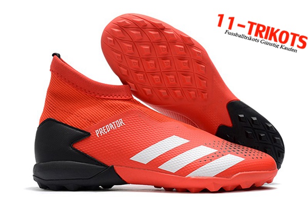 Adidas Fussballschuhe Predator 20.3 Laceless TF Rot