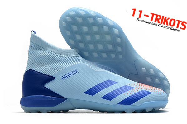 Adidas Fussballschuhe Predator 20.3 Laceless TF Hellblau