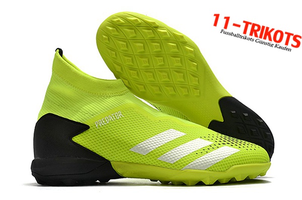 Adidas Fussballschuhe Predator 20.3 Laceless TF Grün