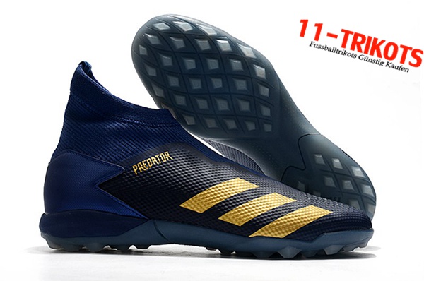 Adidas Fussballschuhe Predator 20.3 Laceless TF Dunkelblau