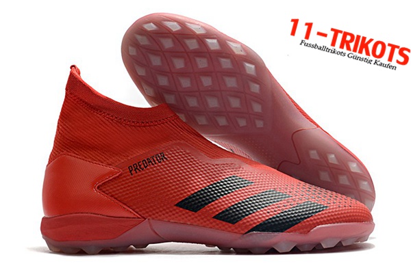 Adidas Fussballschuhe Predator 20.3 Laceless TF Rot
