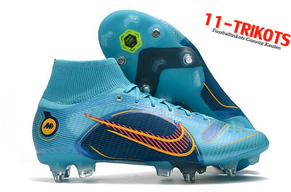 Nike Fussballschuhe Mercurial Superfly 8 Elite SG Blau