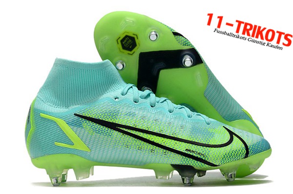 Nike Fussballschuhe Mercurial Superfly VIII Elite SG PRO Anti Clog Grün