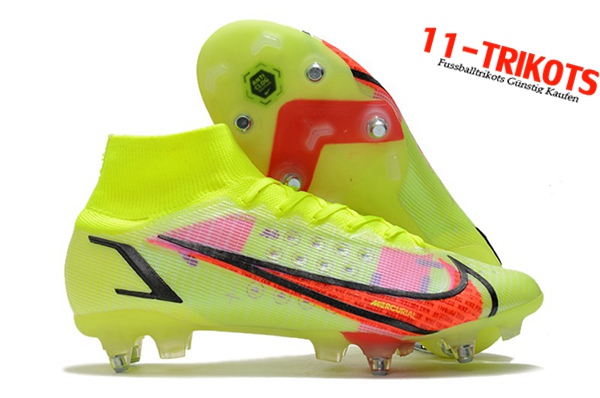 Nike Fussballschuhe Mercurial Superfly VIII Elite SG PRO Anti Clog Gelb