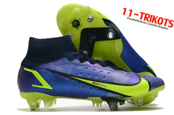 Nike Fussballschuhe Mercurial Superfly VIII Elite SG PRO Anti Clog lila