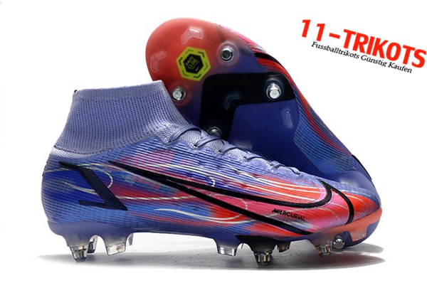 Nike Fussballschuhe Mercurial Superfly VIII Elite SG PRO Anti Clog lila