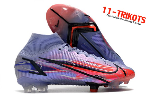 Nike Fussballschuhe Mercurial Superfly 8 Elite KM FG lila