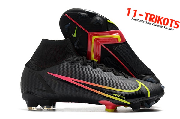 Nike Fussballschuhe Superfly 8 Elite FG Schwarz