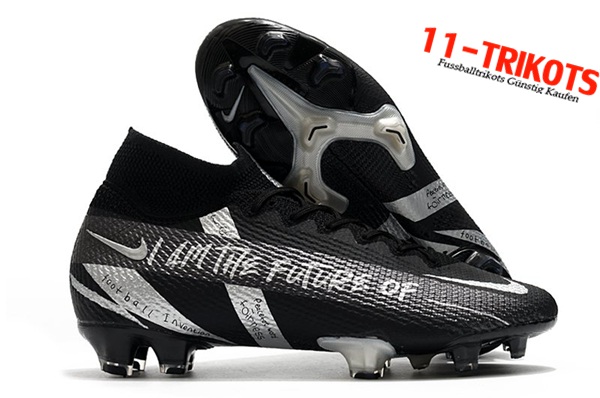 Nike Fussballschuhe Mercurial Superfly 7 Elite Schwarz