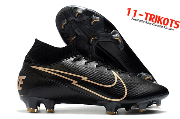 Nike Fussballschuhe Mercurial Superfly 7 Elite Schwarz