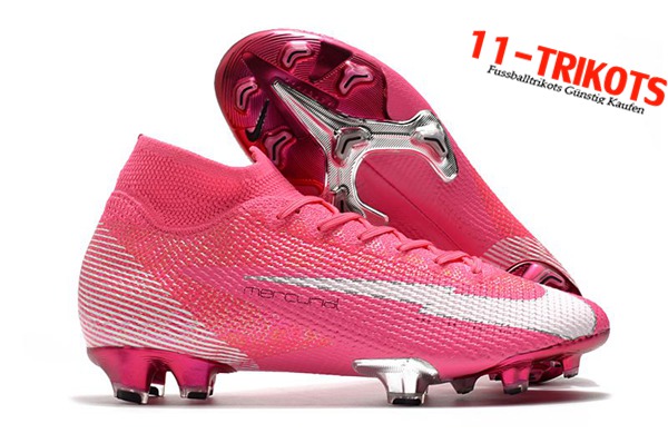 Nike Fussballschuhe Mercurial Superfly 7 Elite Mbappé Rosa FG Rosa