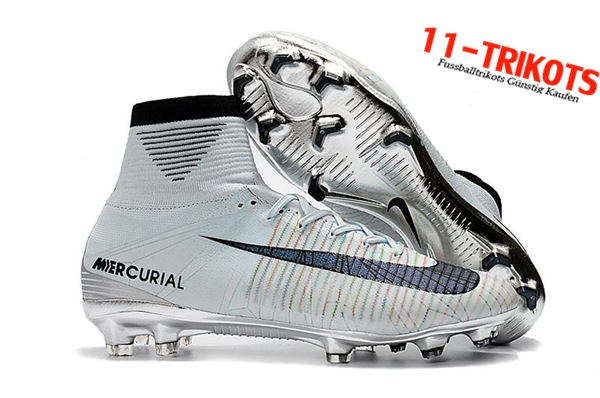 Nike Fussballschuhe Mercurial Superfly V CR7“Melhor” FG Hellblau