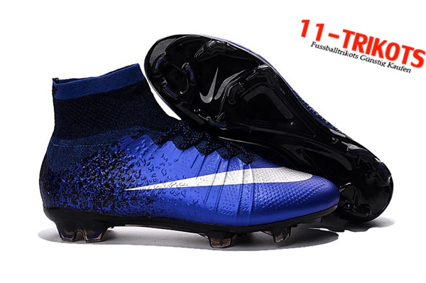 Nike Fussballschuhe Mercurial Superfly CR7 FG Navy blau