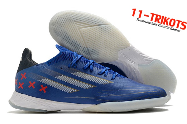 Adidas Fussballschuhe X Speedflow.1 IC Navy blau