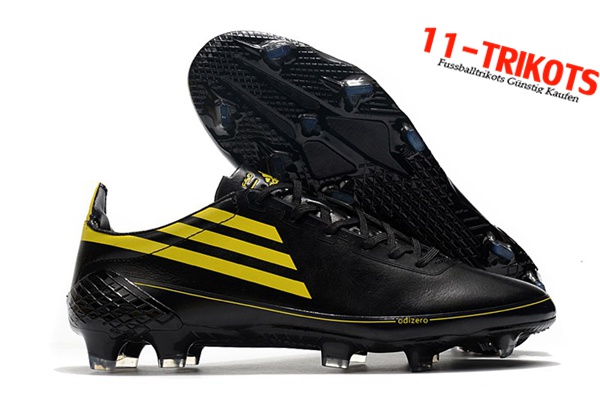 Adidas Fussballschuhe F50 Ghosted Adizero HT FG Schwarz