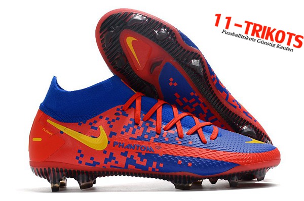 Nike Fussballschuhe Phantom GT Elite Dynamic Fit FG Blau/Rot