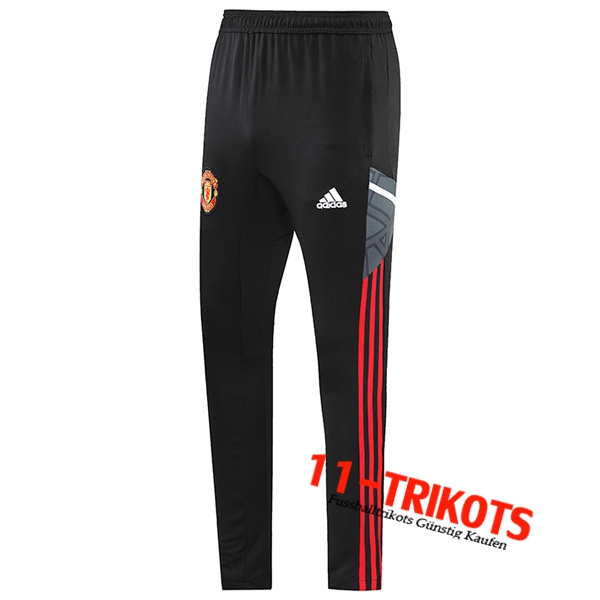 Manchester United Trainingshose Schwarz 2022/2023 -04