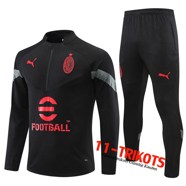 AC Milan Trainingsanzug Schwarz 2022/2023