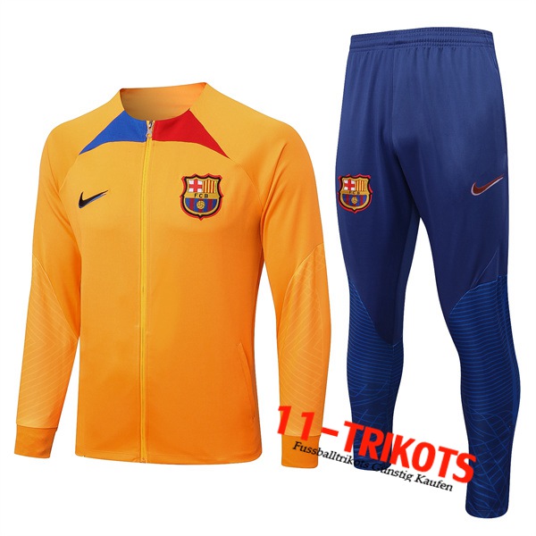 FC Barcelona Trainingsanzug (Jacke) Gelb 2022/2023