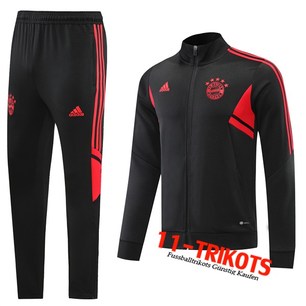 Bayern München Trainingsanzug (Jacke) Schwarz 2022/2023