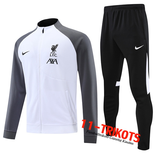 FC Liverpool Trainingsanzug (Jacke) Weiß 2022/2023