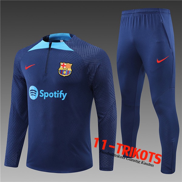 FC Barcelona Trainingsanzug Kinder Blau 2022/2023