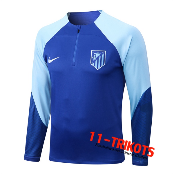 Atletico Madrid Training Sweatshirt Blau Marin 2022/2023