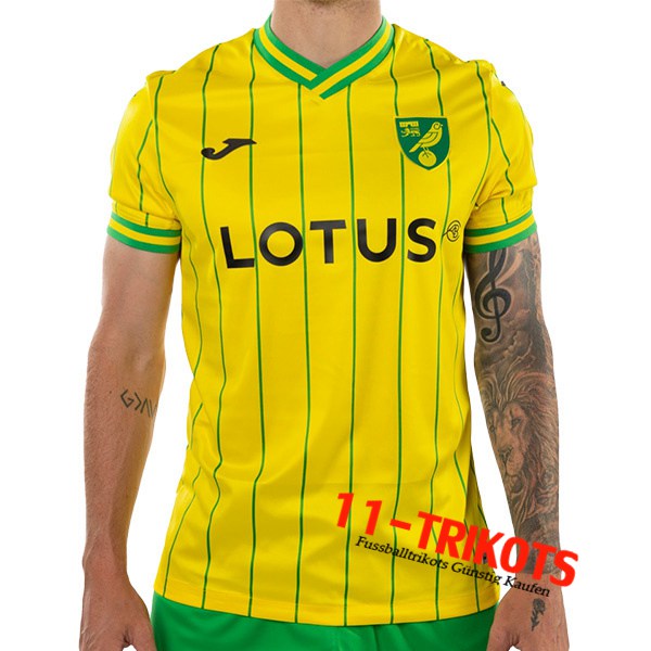 Neues Norwich City Heimtrikot 2022/2023