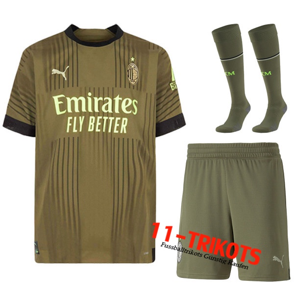 AC Milan Third Trikot (Shorts + Socken) 2022/2023
