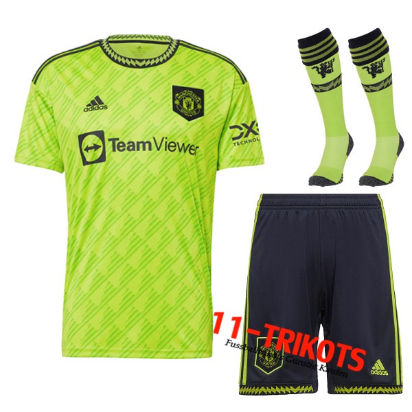 Manchester United Third Trikot (Shorts + Socken) 2022/2023