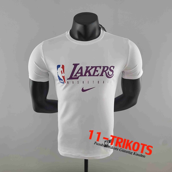 NBA Los Angeles Lakers T-Shirt Weiß #K000221
