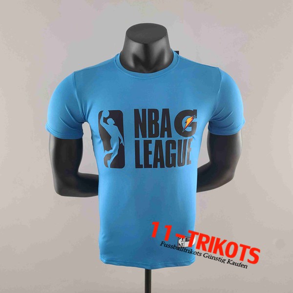 NBA T-Shirt Schwarz Blau #K000226