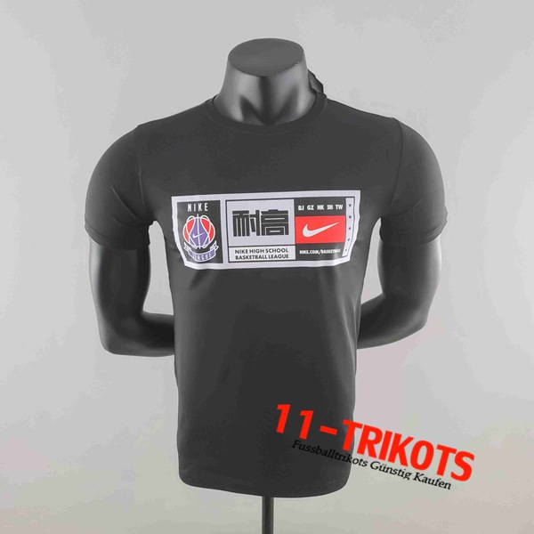 NBA T-Shirt Schwarz Schwarz #K000230