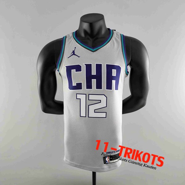 Charlotte Hornets (OUBRE JR. #12) Trikots 2019 Grau