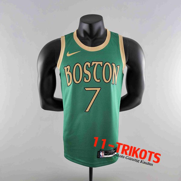 Boston Celtics (BROWN #7) Trikots 2020 Grün City Edition