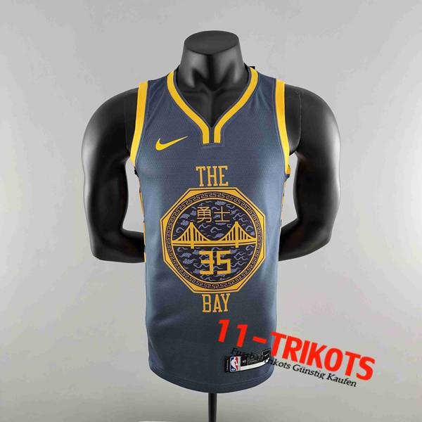 Golden State Warriors (DURANT #35) Trikots 2018 Grau