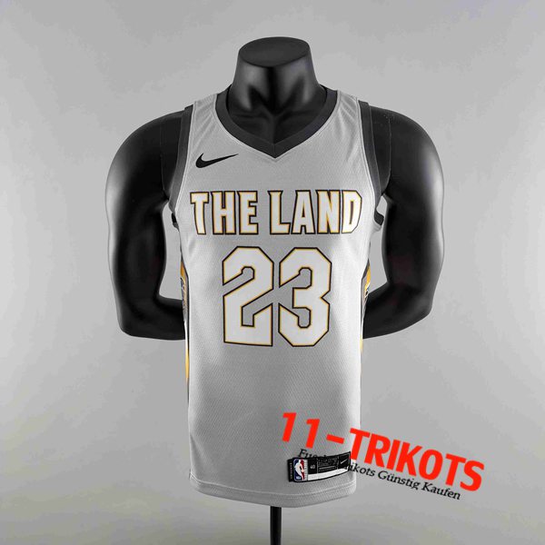 Cleveland Cavaliers (JAMES #23) Trikots 2018 Grau