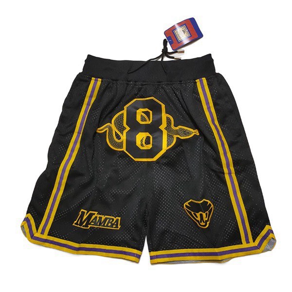 Shorts NBA Los Angeles Lakers Schwarz