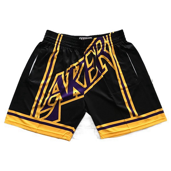 Shorts NBA Los Angeles Lakers Schwarz