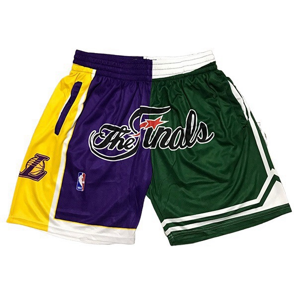 Shorts NBA Los Angeles Lakers lila/Grün