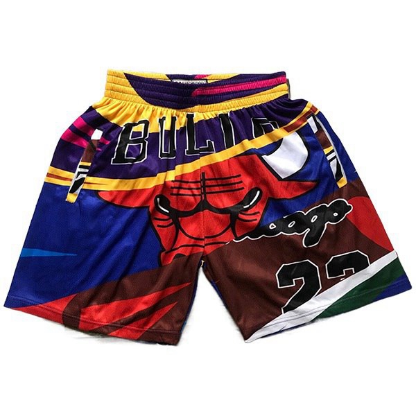 Shorts NBA Chicago Bulls Blau/lila