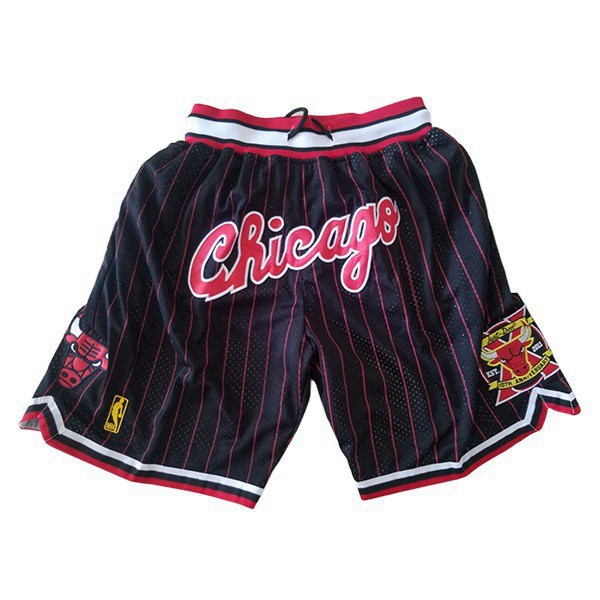 Shorts NBA Chicago Bulls Schwarz