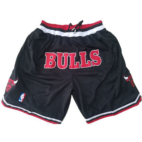 Shorts NBA Chicago Bulls Schwarz