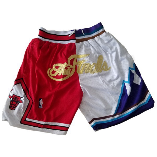 Shorts NBA Chicago Bulls Rot/Weiß