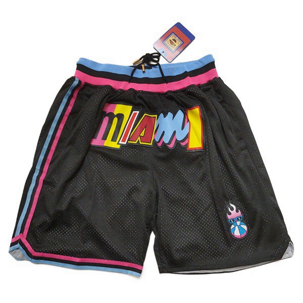 Shorts NBA Miami Heat Schwarz