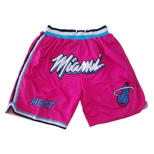 Shorts NBA Miami Heat Rosa