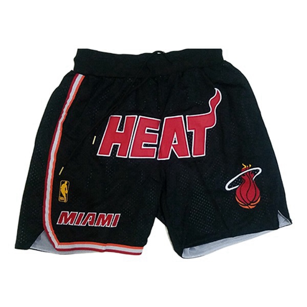 Shorts NBA Miami Heat Schwarz